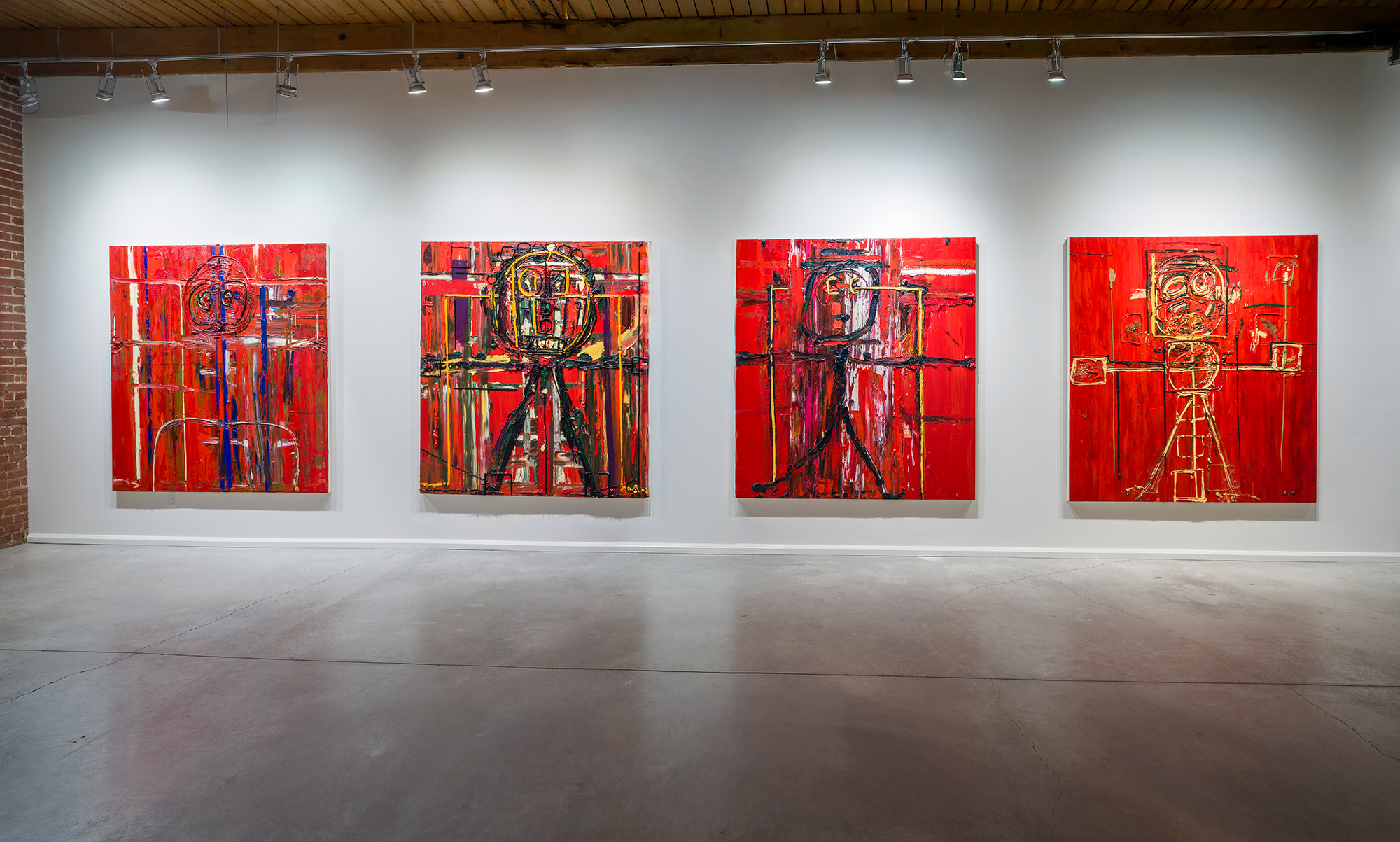 Red Room — A’yin Morradi red figurative wall